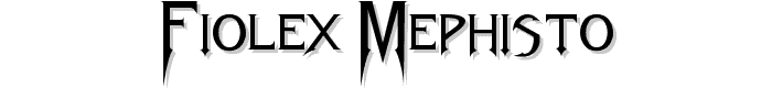 Fiolex Mephisto font
